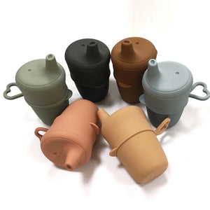 Silicone sippy cups
