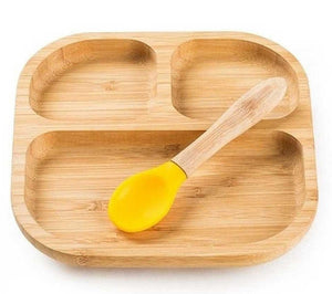 Square Bamboo Wooden Suction Plate