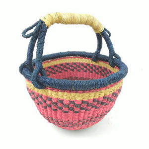 Children’s Vegan Min Multicoloured Round Basket