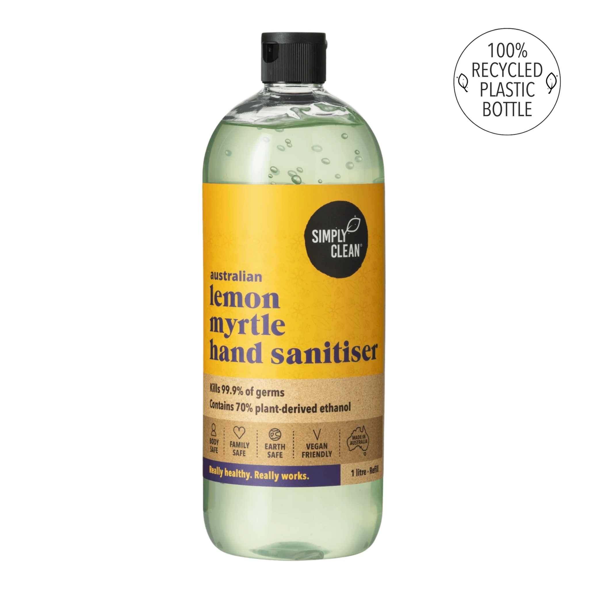 Simply Clean | Lemon Myrtle Hand Sanitiser Refill 1L