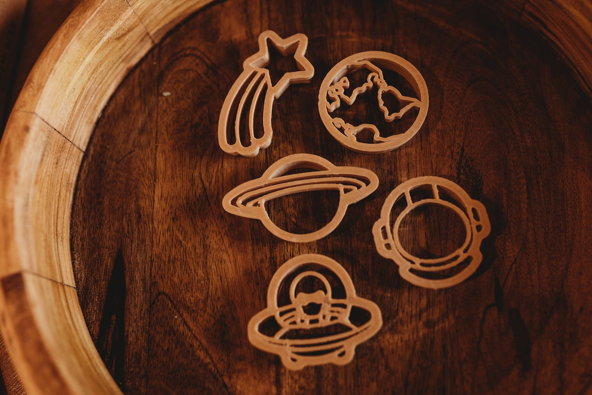Outer Space Cutter Set - Eco Playdough Tool