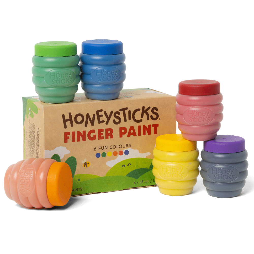 Honeysticks Finger Paints 6pk 55ml