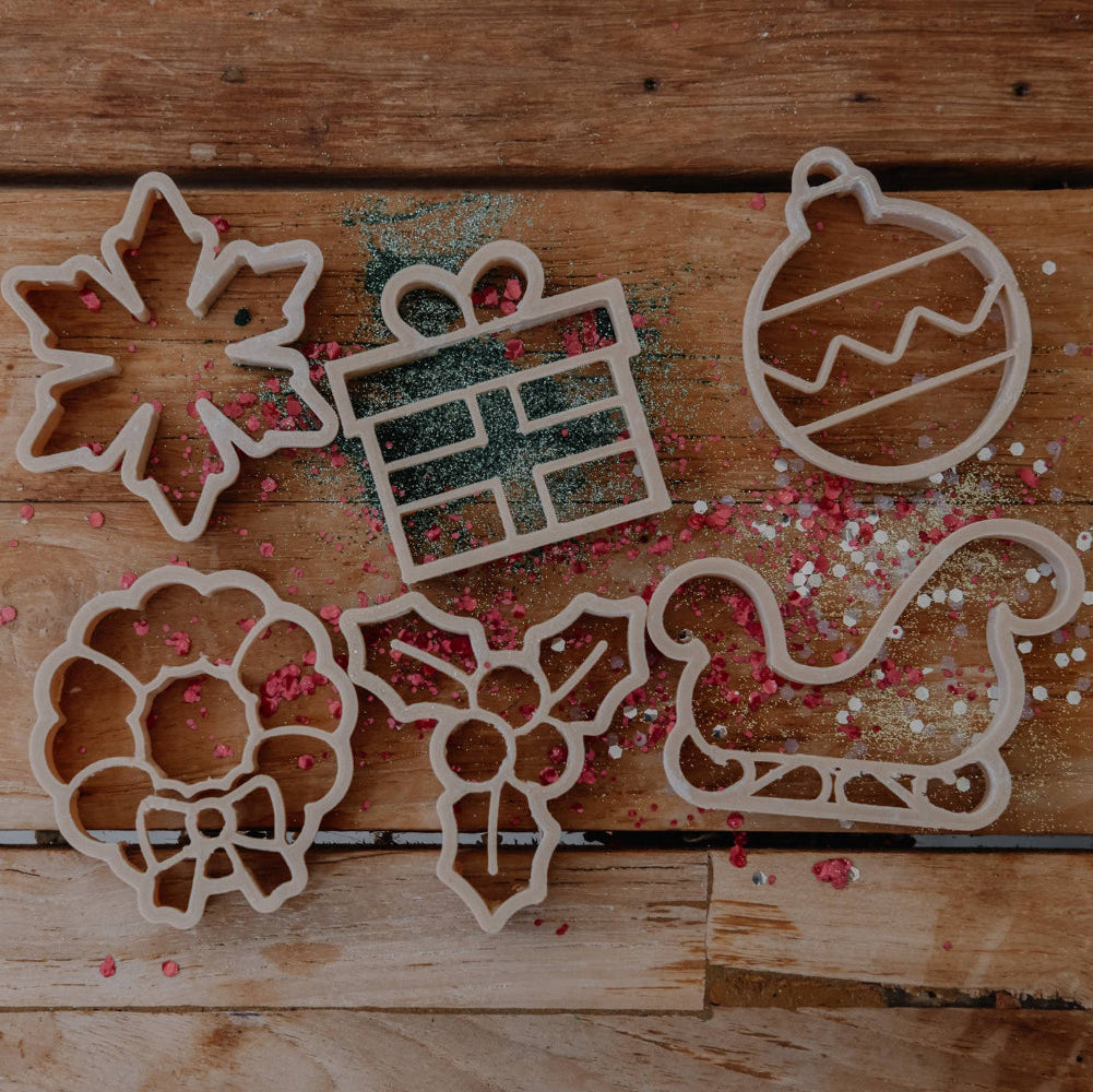 Christmas Holiday Cutter Set - Eco Playdough Tool