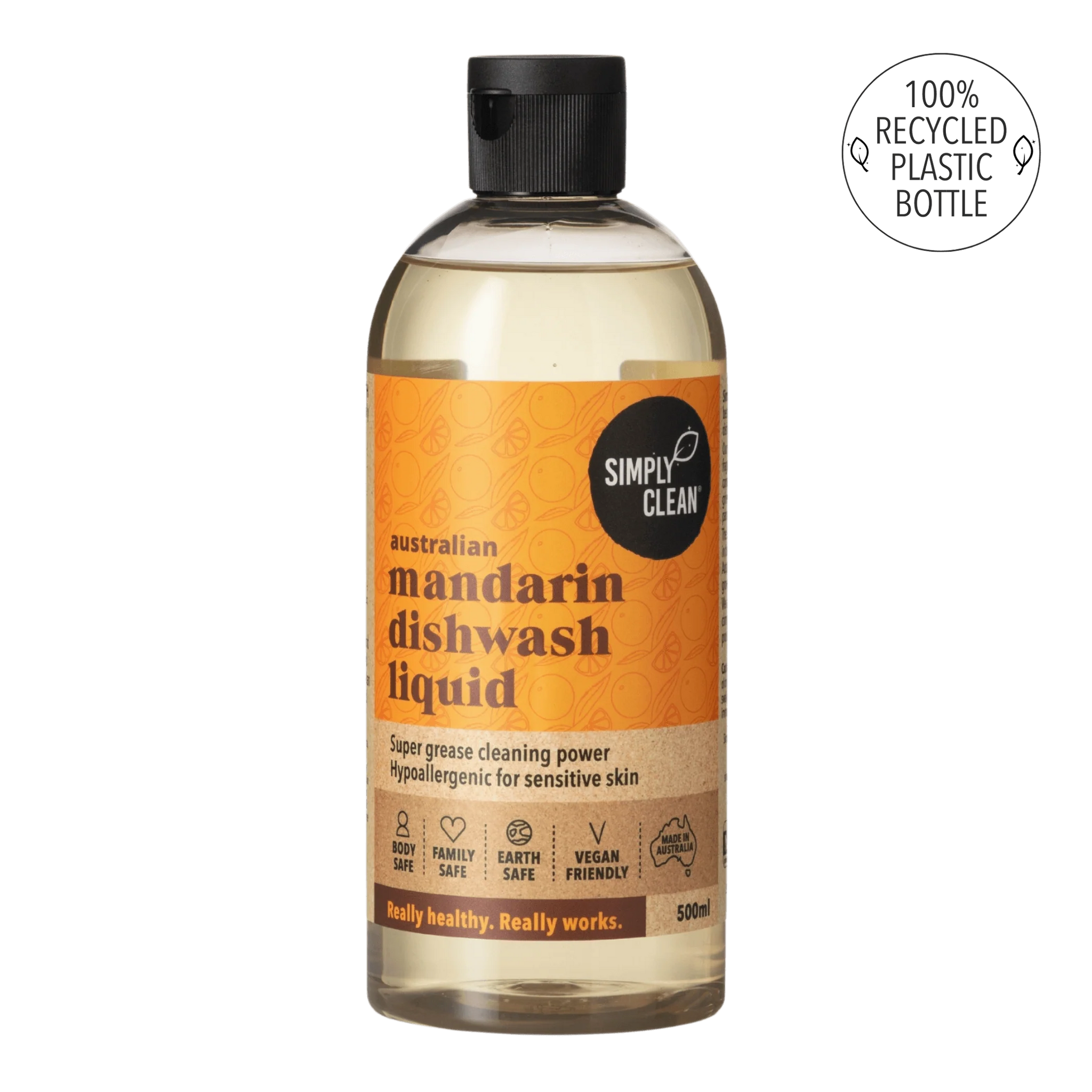 Simply Clean | Mandarin Dishwasher Liquid 500L