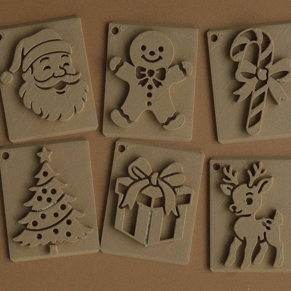 Christmas Eco Stamp Set - Playdough Tool