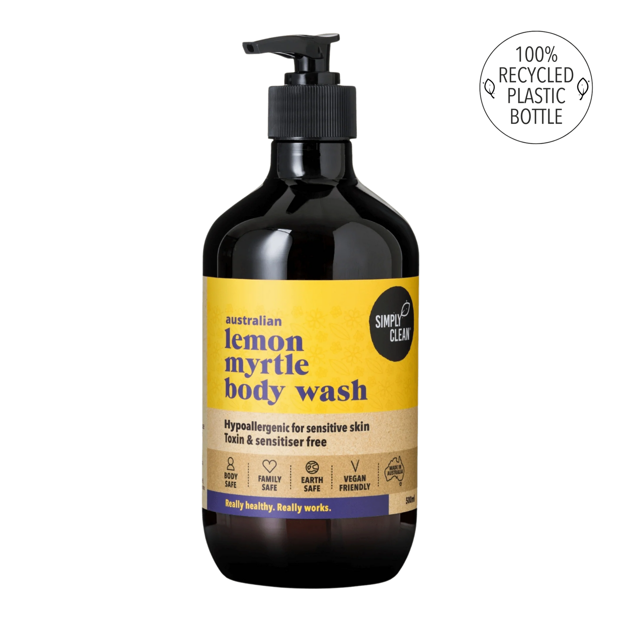 Simply Clean | Lemon Myrtle Body Wash 500ml
