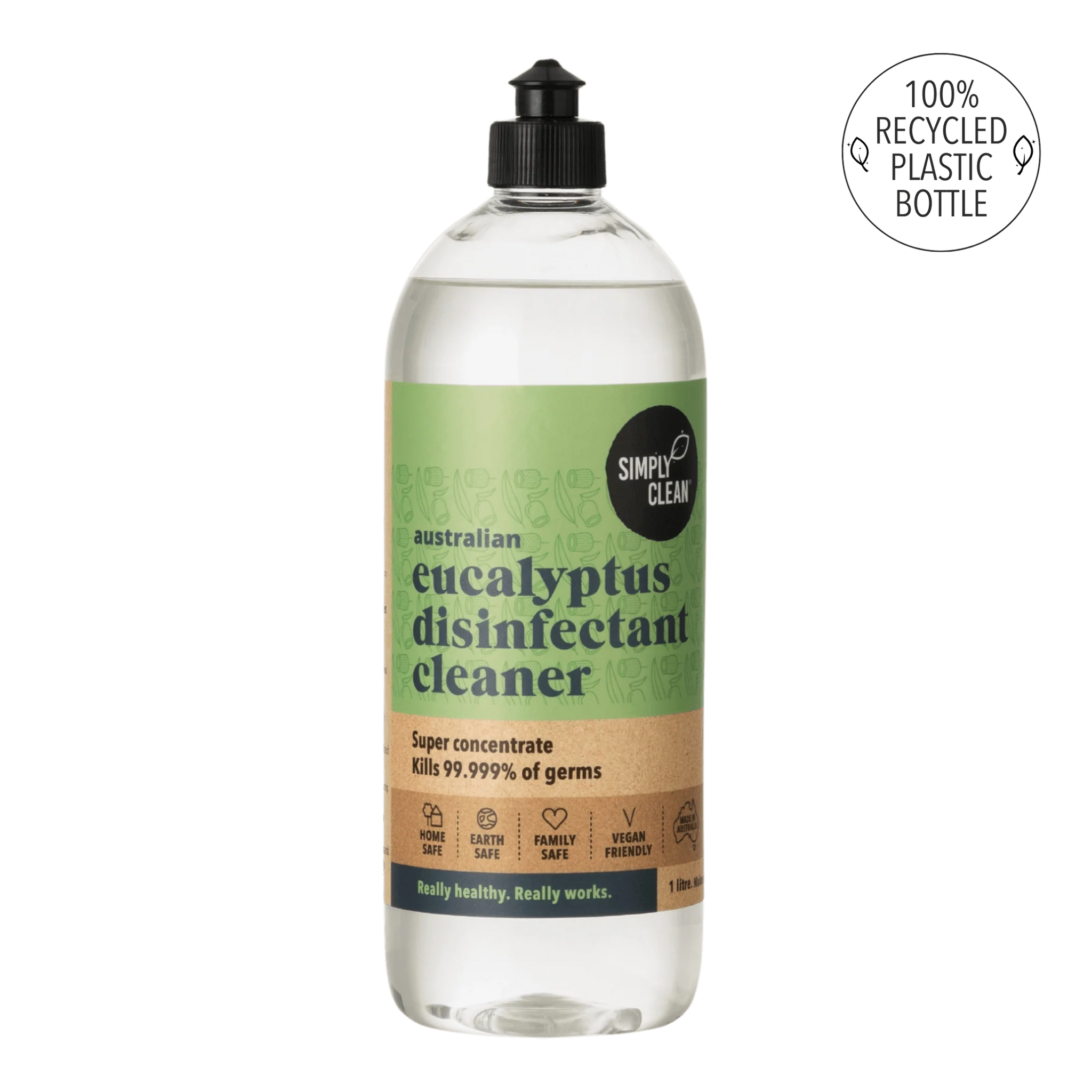 Simply Clean  |  Eucalyptus Disinfectant Cleaner 1L