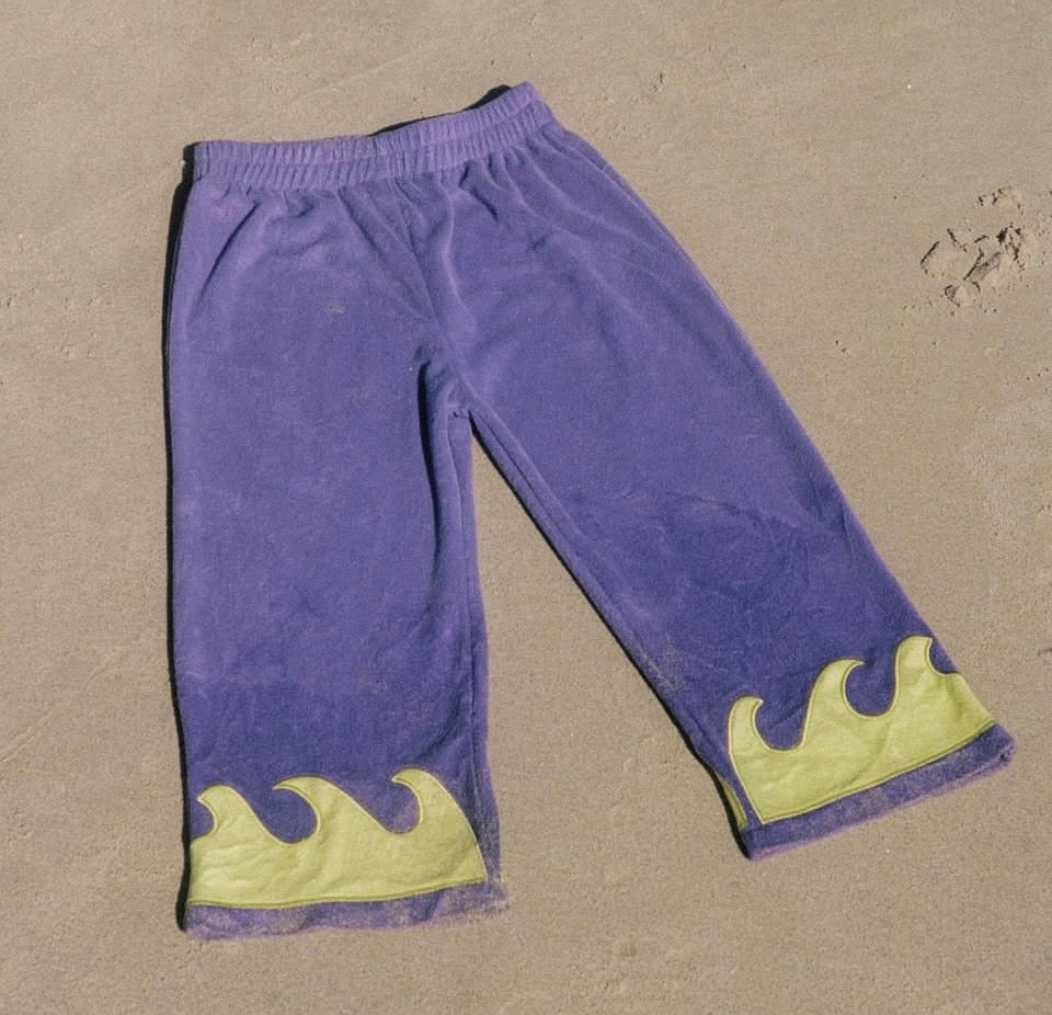 Pre Order - Spicy Dugong Wave Pants - Purple