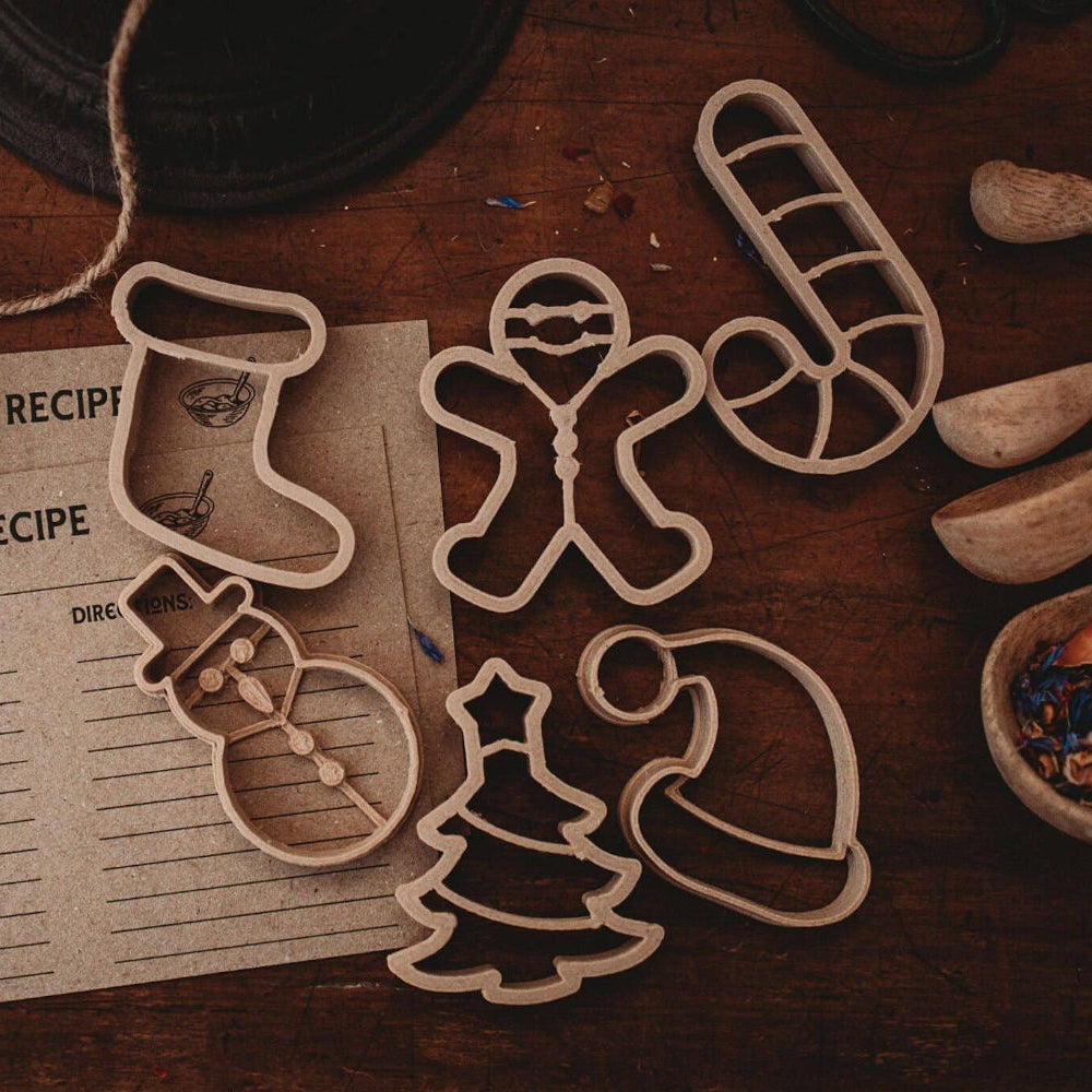 Christmas traditional Cutter Set - Eco Playdough Tool