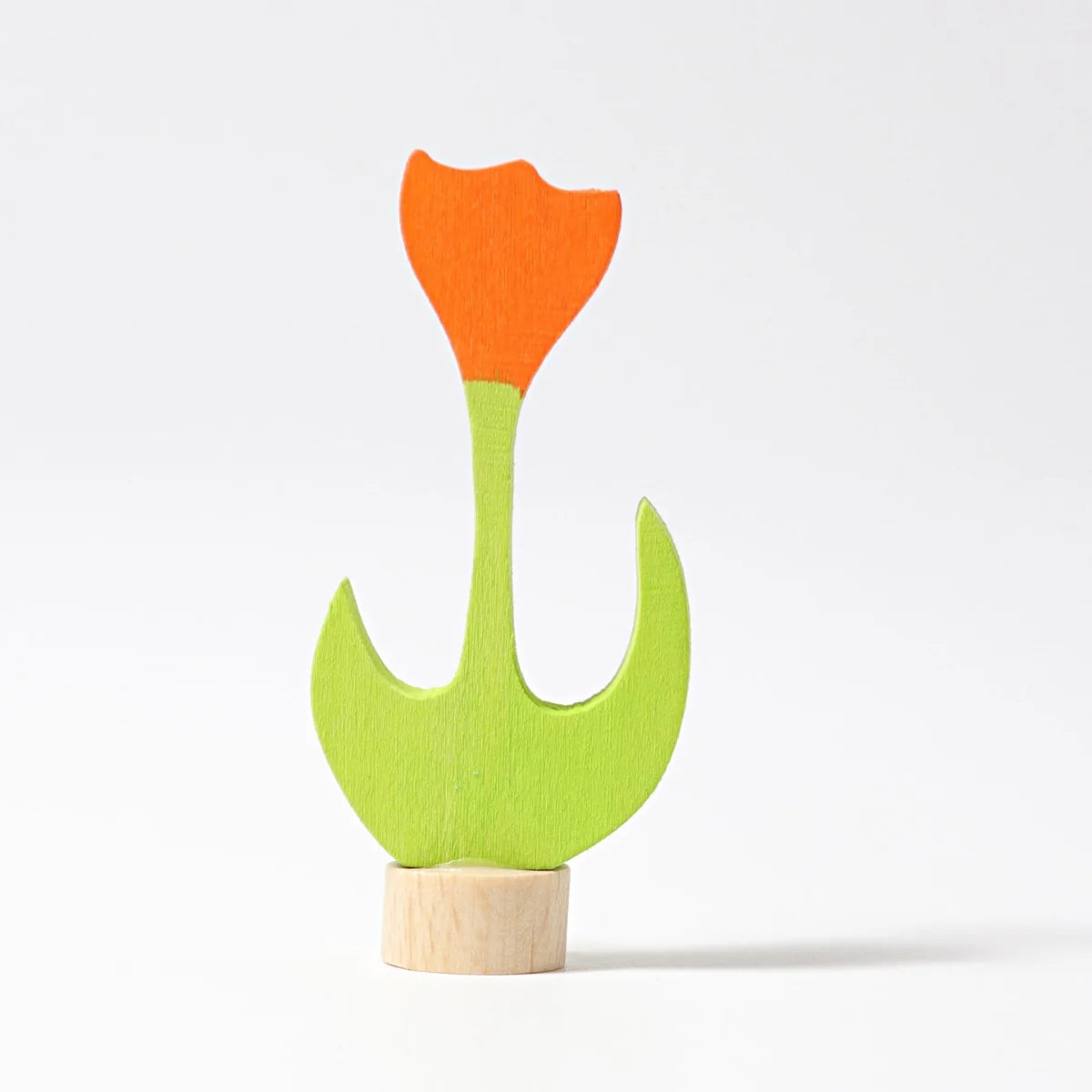 Grimm's Candle Holder Decoration - Orange Tulip
