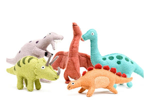 Felt Stegosaurus Dinosaur Toy