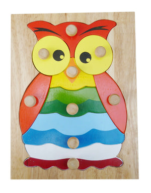 Hooty owl knob puzzle