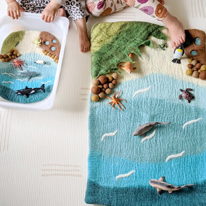 Large Sea and Rockpool Play Mat Playscape