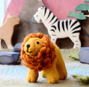 Felt Safari Lion Toy