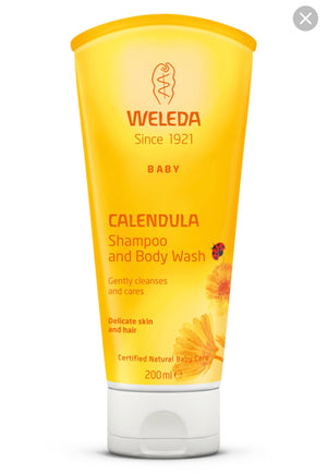 Pre Order - Calendula Shampoo And Body Wash  |  Weleda (200ml)