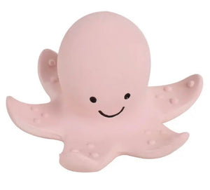 Octopus - Natural Rubber Baby Rattle & Bath Toy