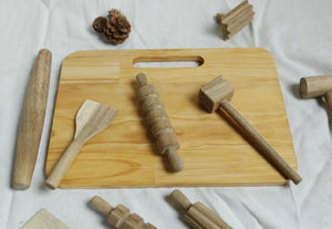Wooden Play dough kit.