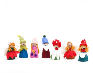 Fairies & Gnomes Finger Puppet Set