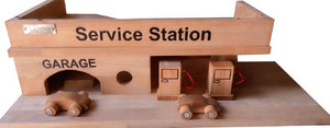 Solid Wooden Service Station.