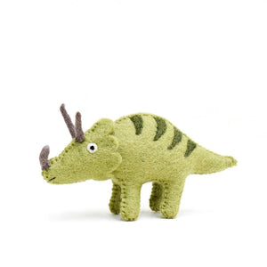 Felt Triceratops Dinosaur Toy
