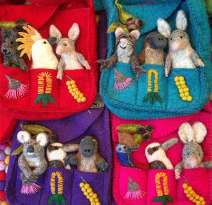 Australia Native Finger Puppet Kit Bag