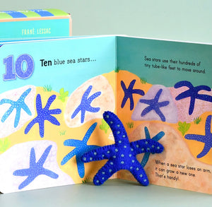 Pre Order - Australia Under the Sea 1, 2, 3 by Frané Lessac - Book and Finger Puppet Set