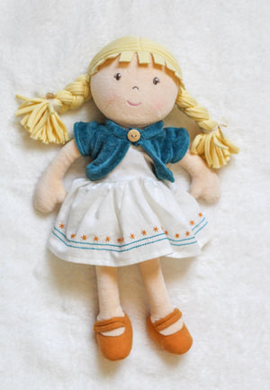 Organic Lily Doll with Blonde Hair