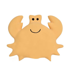 Crab - Natural Rubber Baby Rattle & Bath Toy