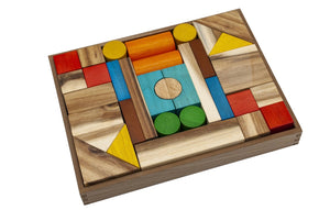 Natural colour wooden blocks (35x27x5cm)