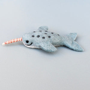 Felt Small Narwhal Toy