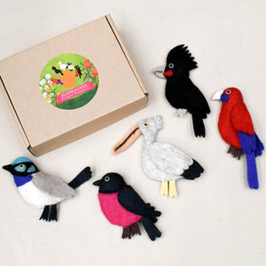 Australian Colourful Birds - Finger Puppet Set
