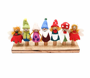 Fairies & Gnomes Finger Puppet Set