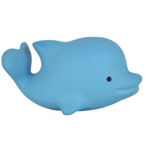 Tikiri Dolphin - Natural Rubber Baby Rattle & Bath Toy