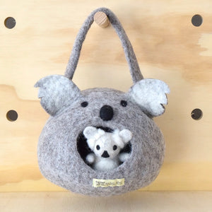 Felt Koala House Bag with Koala Toy