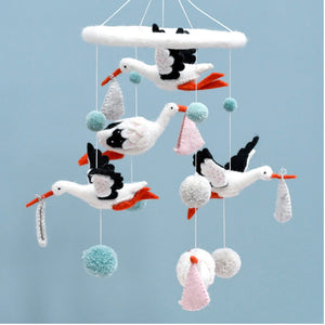 Nursery Cot Mobile - Stork