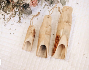 Bamboo Scoops set of 3