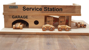 Solid Wooden Service Station.