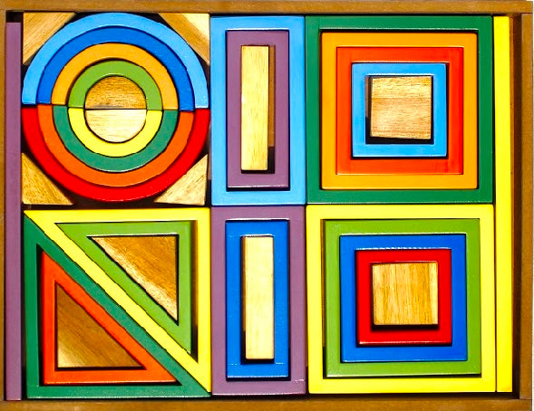 Rainbow Nesting Blocks. - My Hardie