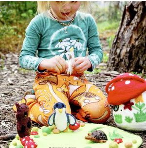 Fairy Toadstool Garden Play Mat Playscape
