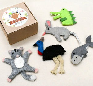 Australian Animals C - Finger Puppet Set