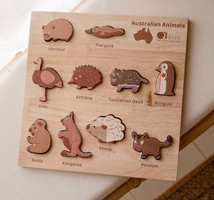 Australian Natural Wooden Puzzle