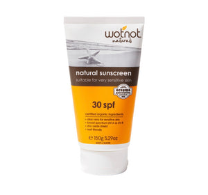 Pre Order - Wotnot  |  Natural Sunscreen 30 SPF 150g