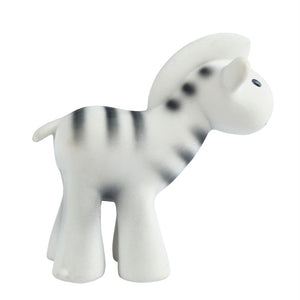 Zebra - Organic Baby Rattle & Bath Toy